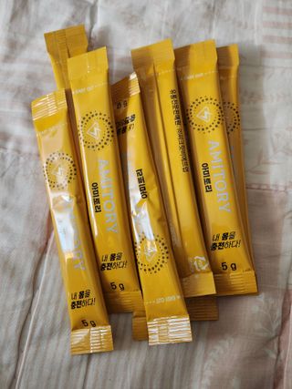 주식회사 씨크릿비에프랩 마시는 아미노산 아미토리 열대과일맛 14포 [1포, 5g / 보틀증정] — 5점을 준 리뷰어가 2023년 2월 올린 사용 사진