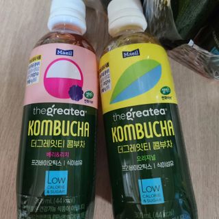 더그레잇티 콤부차 [매일유업] 더그레잇티 44kcal 콤부차 300ml *12개입 (오리지널 6개+베리리치 6개) — 5점을 준 리뷰어가 2023년 7월 올린 사용 사진