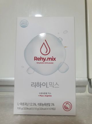 리하이.믹스 수분보충용믹스 리하이.믹스 (Rehy.mix) — 3점을 준 리뷰어가 2022년 7월 올린 사용 사진