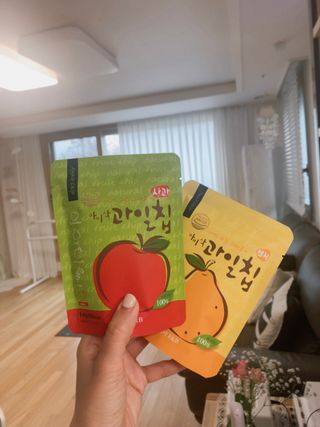 아비삭과일칩 5종 /딸기,사과,배,귤,무화과 5종 — 5점을 준 리뷰어가 2021년 3월 올린 사용 사진