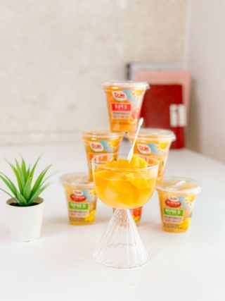돌 MF[Dole] 파인애플컵/망고컵/복숭아컵 198g 6입X1박스 (맛 1가지 랜덤 발송) — 5점을 준 리뷰어가 2023년 6월 올린 사용 사진
