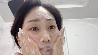 라플로렐 프로방스 로즈 폼클렌저 — 4.5점을 준 리뷰어가 2022년 4월 올린 사용 사진