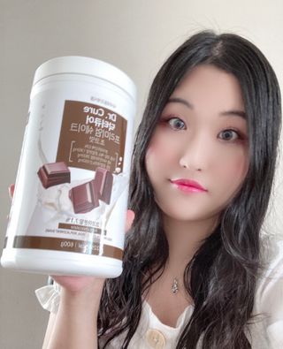뉴트리션팩토리 닥터큐어 프리미엄쉐이크 다이어트쉐이크 — 5점을 준 리뷰어가 2021년 8월 올린 사용 사진