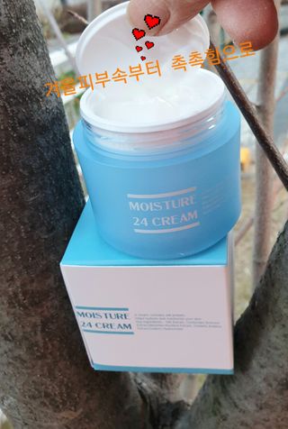 Dr.느루벗 느루벗 모이스쳐 24 크림 — 5점을 준 리뷰어가 2021년 1월 올린 사용 사진