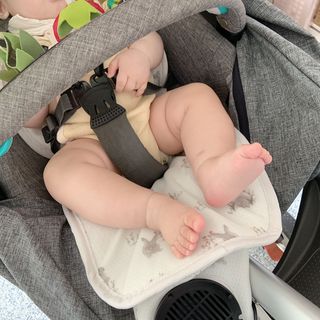 베베누보 윈디 통풍 쿨시트 유모차 카시트 2in1 라이너 — 4점을 준 리뷰어가 2021년 7월 올린 사용 사진