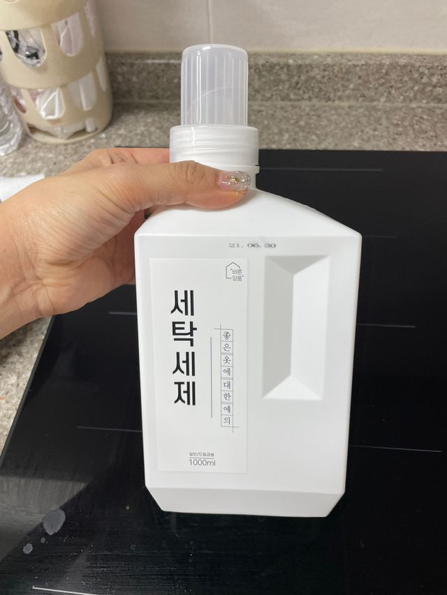 바른양품 친환경 세탁세제 1L 리뷰 사진