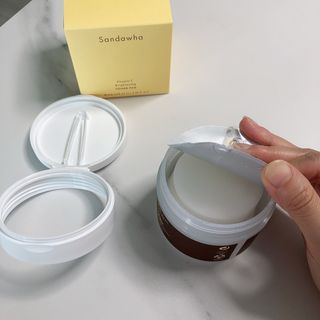 산다화 비타민씨 화이트닝 토너 패드 — 4점을 준 리뷰어가 2023년 9월 올린 사용 사진