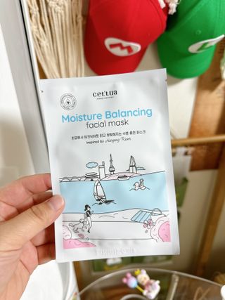 세뚜아(Cettua) [세뚜아] 모이스처 밸런싱 페이셜 마스크 Cettua Moisture Balancing Facial Mask 5매 — 5점을 준 리뷰어가 2024년 1월 올린 사용 사진
