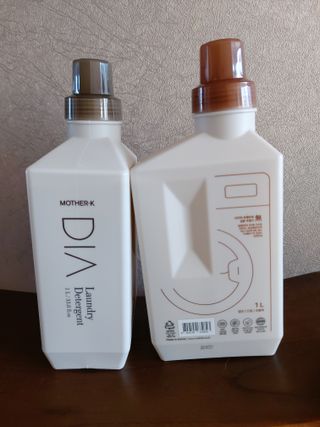 마더케이 디아 프리미엄 아기세제&섬유유연제 — 5점을 준 리뷰어가 2021년 11월 올린 사용 사진
