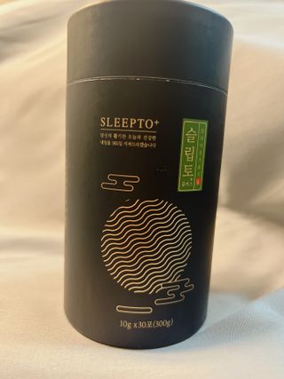 프리마인 자체 기업부설 연구소에서 찾아낸 건강한 수면의 비밀.  슬립토 플러스 30포 — 3.5점을 준 리뷰어가 2023년 5월 올린 사용 사진