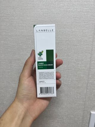 랑벨 랑바이오 블랙 시카 크림 50ml(블랙비 프로폴리스, 시카 4종, 판테놀 10 함유) — 5점을 준 리뷰어가 2022년 7월 올린 사용 사진