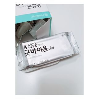 프리마인 유산균 국가지정연구소 선정, 살아있는 생유산균 200억 마리의 힘. 유산균n굿바이옴플러스 — 5점을 준 리뷰어가 2021년 10월 올린 사용 사진