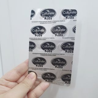 컬처렐 LGG 어린이 유산균 키즈츄어블 1개월분 — 5점을 준 리뷰어가 2021년 1월 올린 사용 사진
