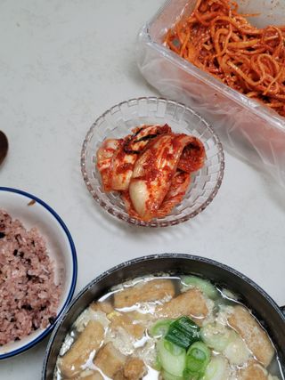 셰프애찬 알배기 겉절이 김치 1kg — 5점을 준 리뷰어가 2022년 11월 올린 사용 사진