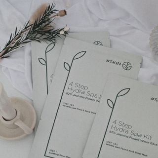 태그스킨 4스텝 주름개선 피부미백 영양 마스크팩 3개 세트(최신버전) — 4점을 준 리뷰어가 2022년 3월 올린 사용 사진
