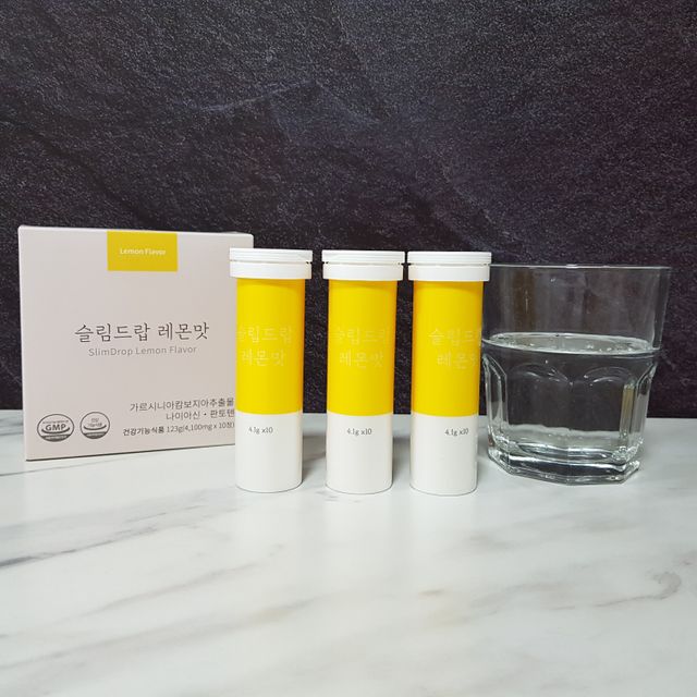 [슬림드랍 레몬맛] 건기식 다이어트 보조제 겸 비타민 리뷰 사진