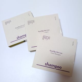 [고잉그레이]굿바이 헤어로스 컬러샴푸 트라이얼키트(5ml*5개) x3 (총 75ml) — 5점을 준 리뷰어가 2022년 9월 올린 사용 사진