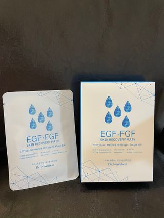 Dr.느루벗 느루벗 EGF FGF 스킨 리커버리 마스크 10장 — 5점을 준 리뷰어가 2021년 2월 올린 사용 사진