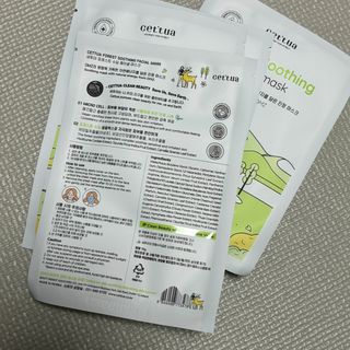 세뚜아(Cettua) 나우[세뚜아] 포레스트 수딩 마스크 Cettual Forest  Soothing Mask 4매 — 5점을 준 리뷰어가 2024년 3월 올린 사용 사진