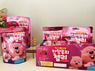 [팔도] 잔망루피젤리 믹스베리맛 42g 8개 — 5점을 준 리뷰어가 2022년 3월 올린 사용 사진