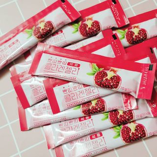 헬스업_쁘띠쁘띠석류콜라겐젤리_20g x 14포 — 5점을 준 리뷰어가 2021년 2월 올린 사용 사진