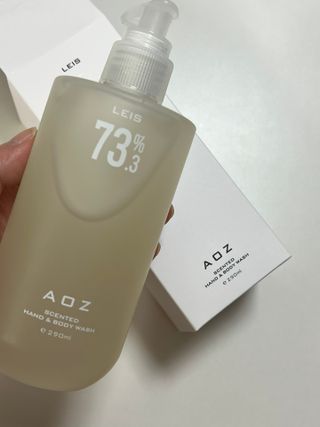 에일리언오더즈 센티드 핸드 앤 바디 워시 290ml (3종 택1) — 5점을 준 리뷰어가 2023년 8월 올린 사용 사진