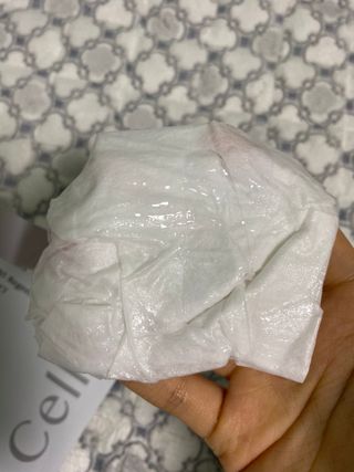 아이엠셀 하이드로 B5 리제너레이션 마스크시트 — 5점을 준 리뷰어가 2021년 5월 올린 사용 사진