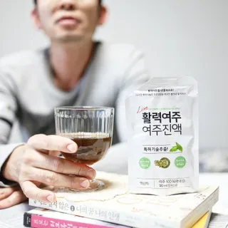 참유원 특허제조 활력 여주진액 여주즙 50포 — 5점을 준 리뷰어가 2022년 1월 올린 사용 사진