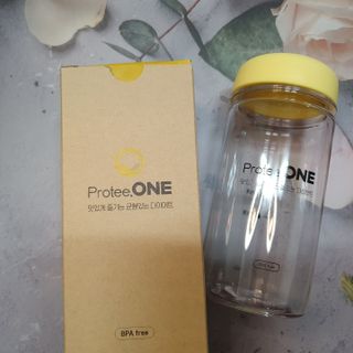 프로티원 단백질쉐이크 녹차맛 2주분 1통+보틀 — 5점을 준 리뷰어가 2021년 4월 올린 사용 사진