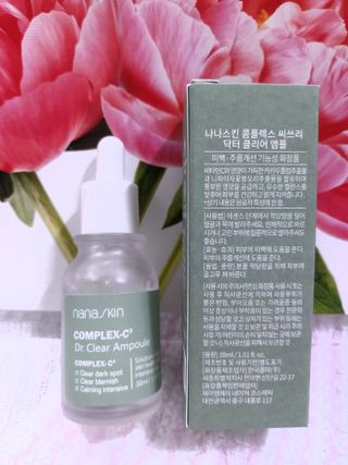 나나스킨 콤플렉스씨쓰리닥터클리어앰플 — 5점을 준 리뷰어가 2021년 10월 올린 사용 사진