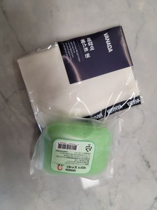 바나다바디케어 때잡이 알프레도 때비누 100g 기획세트 — 5점을 준 리뷰어가 2021년 9월 올린 사용 사진