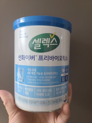 셀렉스 썬화이버 프리바이오틱스 — 4점을 준 리뷰어가 2021년 12월 올린 사용 사진