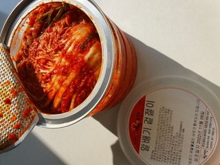 셰프애찬 알배기 겉절이 김치 1kg — 5점을 준 리뷰어가 2022년 11월 올린 사용 사진