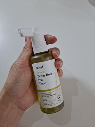 달리프 클로렐라 베러 루트 헤어토닉 100ml — 5점을 준 리뷰어가 2021년 4월 올린 사용 사진