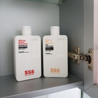 트리플에스 탈모 샴푸 275ml + 실크 트리트먼트 275ml — 4.5점을 준 리뷰어가 2021년 2월 올린 사용 사진