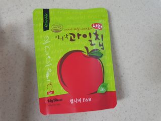 아비삭과일칩 5종 /딸기,사과,배,귤,무화과 5종 — 4점을 준 리뷰어가 2021년 3월 올린 사용 사진