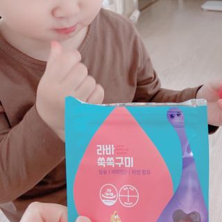 [푸름웰니스] 라바 쑥쑥구미 36g — 5점을 준 리뷰어가 2021년 12월 올린 사용 사진