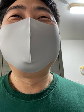 [에이블밤부] 리퓨어 쿠퍼 마스크 10color — 5점을 준 리뷰어가 2021년 2월 올린 사용 사진