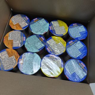 NISSIN 닛신 컵누들  4종 - 씨푸드오리지날, 씨푸드 스파이시, 씨푸드 커리, 씨푸드 XO소스 — 4점을 준 리뷰어가 2022년 2월 올린 사용 사진