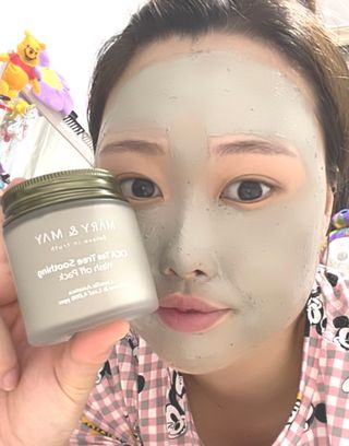 마리엔메이 시카 티트리 수딩 워시오프 마스크팩 125g — 5점을 준 리뷰어가 2022년 4월 올린 사용 사진