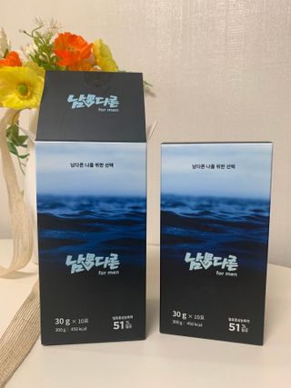 [남男다른] 남성건강 활력증진 혼합음료 홍상발효농축액 10포 x 2개 = 총20포 — 5점을 준 리뷰어가 2021년 9월 올린 사용 사진