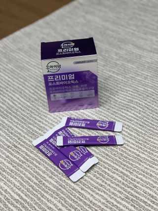 [유산균] 오마이락 프리미엄 포스트바이오틱스 30P — 5점을 준 리뷰어가 2022년 11월 올린 사용 사진