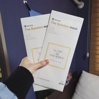 [이지아 마스크] 애니가드 더솔루션마스크, 컬러 5종 대형[이지아 마스크] 애니가드 더솔루션마스크, 컬러 — 3점을 준 리뷰어가 2021년 4월 올린 사용 사진
