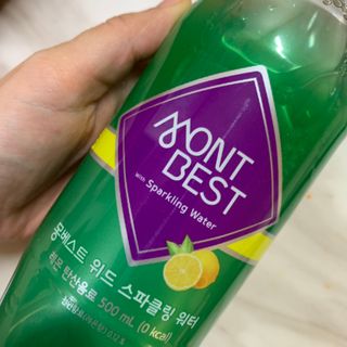 몽베스트 Montbest with Sparkling water Lemon OR Lime 20병(랜덤) — 5점을 준 리뷰어가 2021년 12월 올린 사용 사진