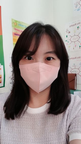 [애니가드] 셋업 메베마스크라이트  (대형 4컬러 + 중형 4컬러) — 3점을 준 리뷰어가 2022년 7월 올린 사용 사진