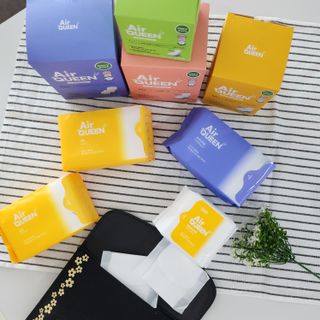 에어퀸 뉴브레스 유기농 생리대 4종 (팬티라이너 20P + 중형 10P + 대형 10P + 오버나이트 8P)_체험단 — 5점을 준 리뷰어가 2024년 6월 올린 사용 사진