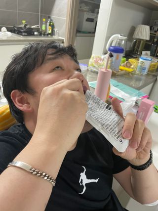 참유원 특허제조 활력 여주진액 여주즙 50포 — 4.5점을 준 리뷰어가 2022년 3월 올린 사용 사진