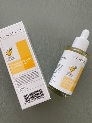 랑벨 비타 에너지 잡티 앰플 50ml 고농축 비타민, 저자극, 수분 촉촉, 미백 앰플 — 5점을 준 리뷰어가 2022년 4월 올린 사용 사진