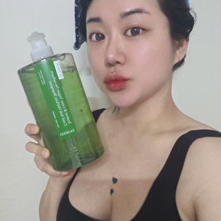 닥터시드 티트리 앤 라임 비건 지성케어 쿨 탈모 샴푸 (1000ml) — 5점을 준 리뷰어가 2023년 12월 올린 사용 사진
