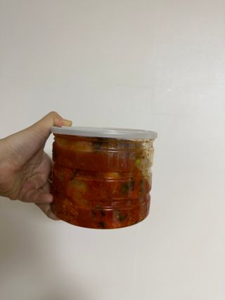 셰프애찬 알배기 겉절이 김치 1kg — 5점을 준 리뷰어가 2022년 11월 올린 사용 사진